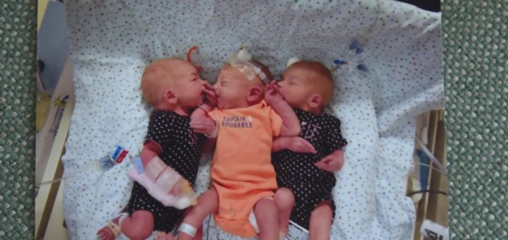 Wanita sakit perut tidak sangka lahir bayi kembar tiga