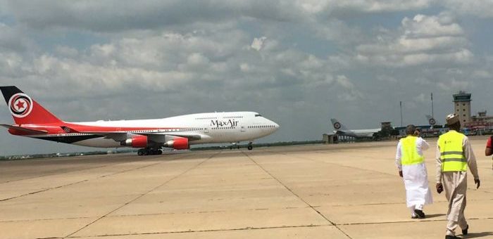 Beratus-ratus jemaah haji cemasBoeing 747 dari Jeddah mendarat cemas di Nigeria akibat masalah enjin