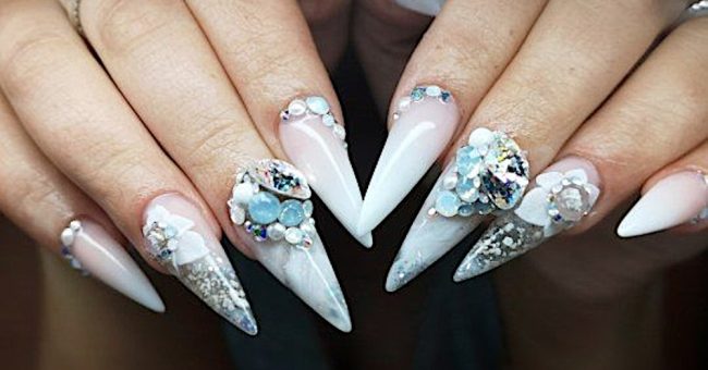 Hias kuku pada hari perkahwinan guna abu mendiang bapa