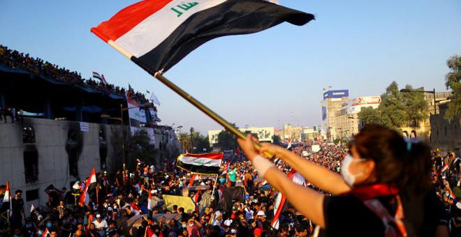 424 penunjuk perasaan terbunuh demo antikerajaan di Iraq