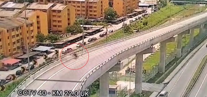 Penunggang Ducati maut terjatuh dari jejambat SUKE