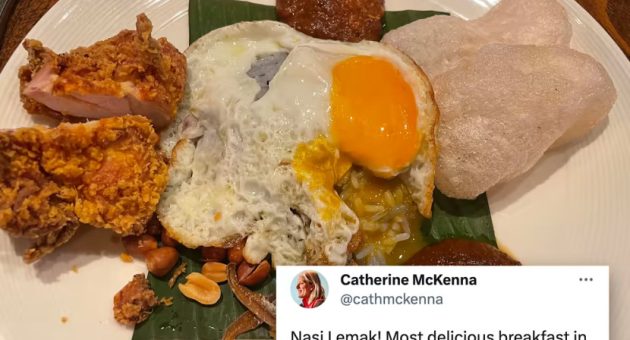 Netizen Malaysia berbalah mengenai nasi lemak Singapura